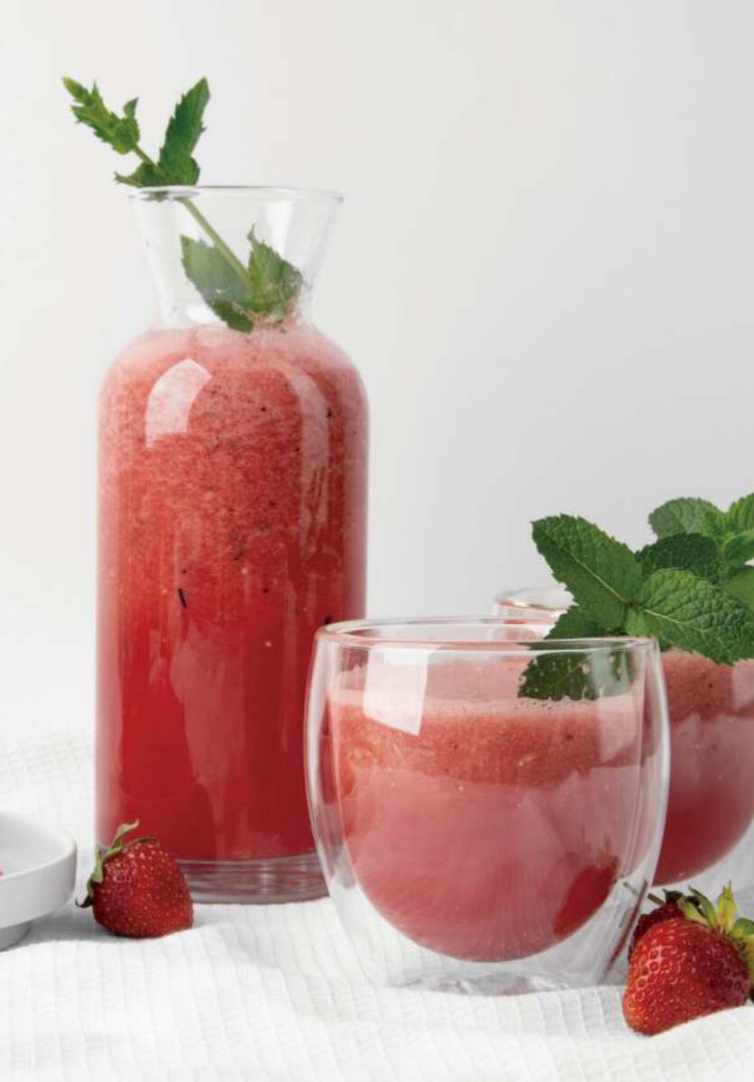 Heartnoks H1 strawberry watermelon mint juice